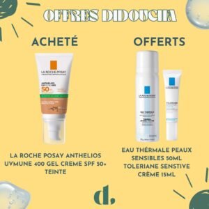 LA ROCHE-POSAY ANTHELIOS UVMUNE 400 GEL CREME SPF 50+ TEINTE + Cadeaux Offerts