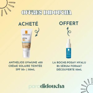 La Roche-Posay ANTHELIOS UVMune 400 Crème Solaire Teintée | 50ml + CADEAUX OFFERTS