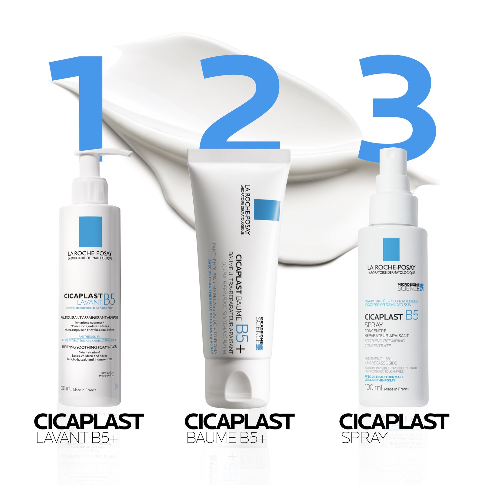 La Roche-Posay Cicaplast Baume B5+ Crème Ultra-Réparatrice Apaisante ...