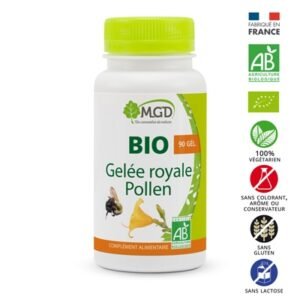 MGD Gelée royale Pollen Bio 100 Capsules