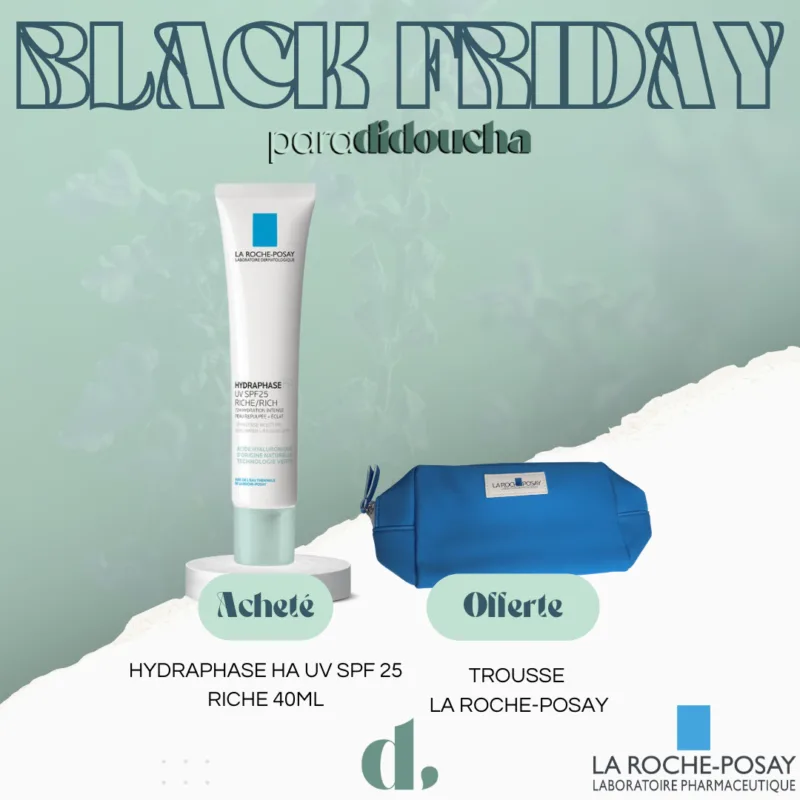 La Roche-Posay Hydraphase UV Intense Riche Crème Hydratante SPF20 Peau Sèche + Trousse Offerte