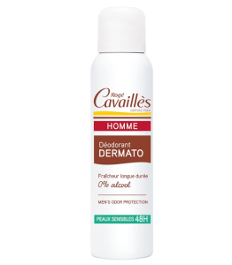 ROGE CAVAILLES DEO HOMME DERMATO PEAUX SENSIBLES 48H 0% alcool SPRAY