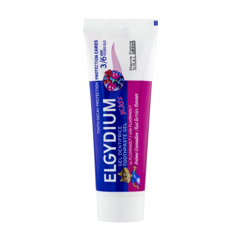 ELGYDIUM Kids Grenadine 3/6 ans Dentifrice Enfant 50ml – Image 2