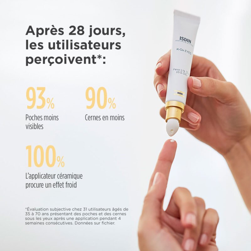 ISDIN K-Ox EYES Poches et Cernes Crème 15g + Trousse Offerte – Image 5