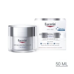 Eucerin HYALURON-FILLER + 3x EFFECT Soin de Jour Peau Sèche SPF 15 Prix Maroc