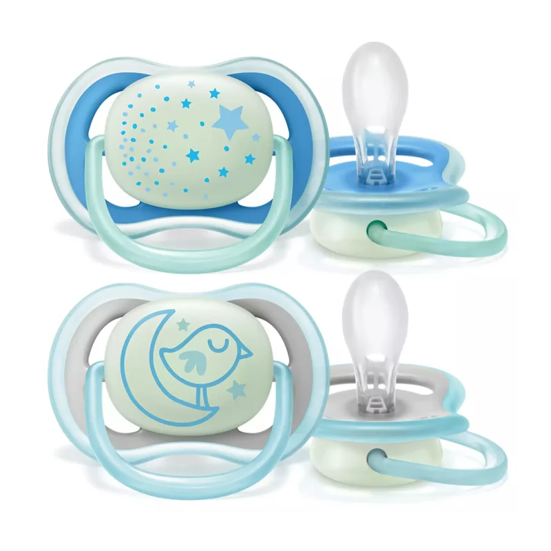 Avent Sucettes Air Nighttime Mix 6-18 Mois SCF376/20