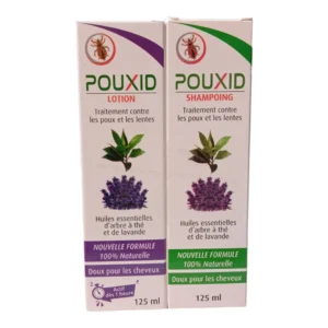 Pack Complet Pouxid Anti-Poux shampooing + Lotion + peigne