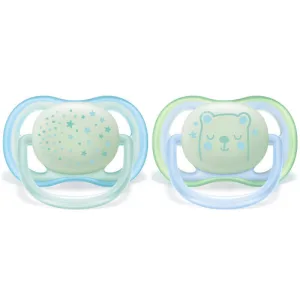 Avent Sucettes Ultra Air Night 0-6m garçon