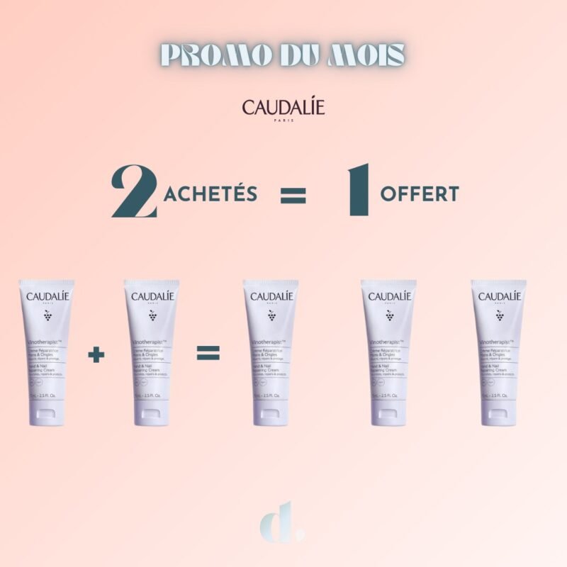 2 Caudalie Vinotherapist Crème Mains achetées = 1 OFFERTE