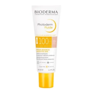 Bioderma Photoderm Fluide Solaire Hydratant Teinté Clair SPF100 Parapharmacie Maroc