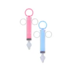 L2N Lot de 2 Seringues Bébé pour Lavage Nasal à anneaux Colorés – Image 2