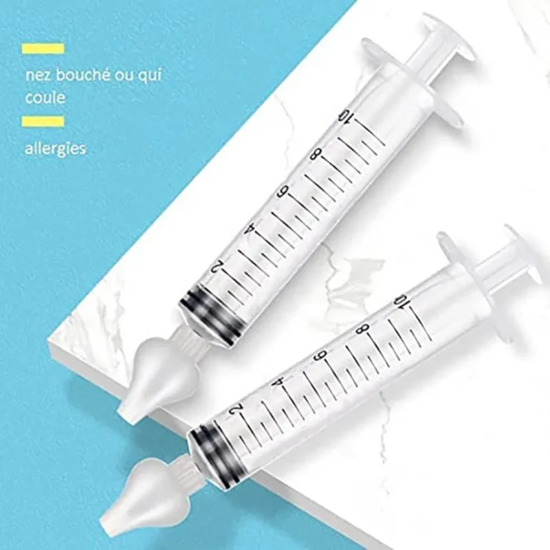 L2N Lot de 2 Seringues Bébé pour Lavage Nasal
