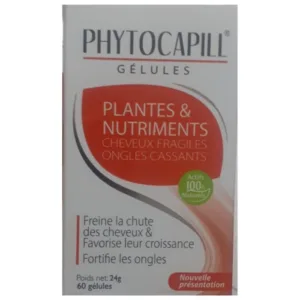 Phytocapill 60 Gélules | Cheveux Fragile & Ongles Cassants