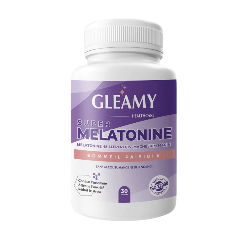 Gleamy super Melatonine 30 gelules