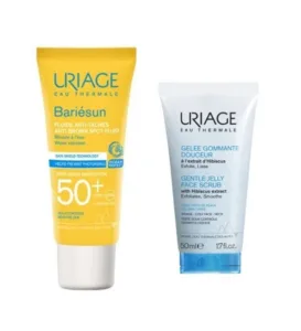 URIAGE BARIESUN Fluide Matifiant Sp50 + Gelée Gommante 50ml Offerte