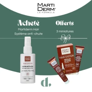 MARTIDERM HAIR SYSTEM LOTION ANTI CHUTE 100 ML + Cadeaux offerts!