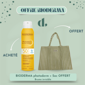 BIODERMA PHOTODERM BRUME INVISIBLE SPF50+ 150ML+ Sac offert