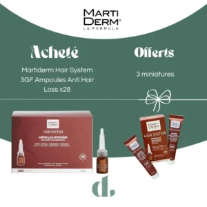 Martiderm Hair System 3GF Ampoules Anti Hair Loss x28