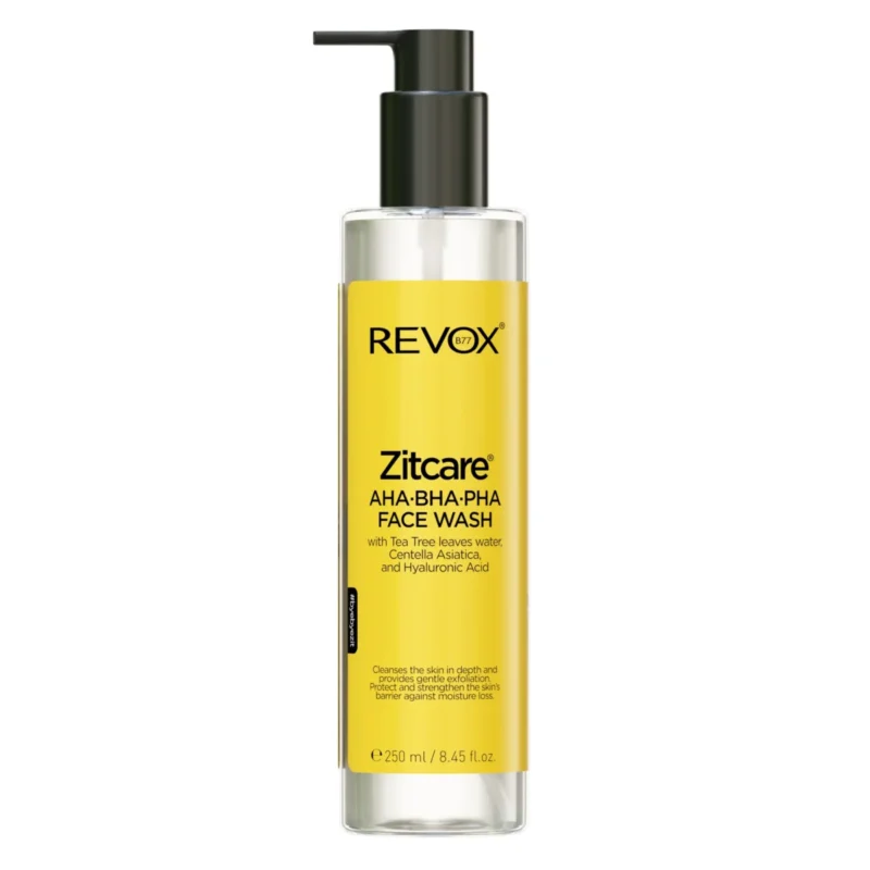 REVOX B77 Zitcare AHA.BHA.PHA. Face Wash 250ml Parpharmacie Maroc