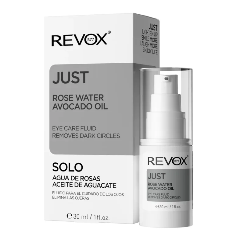 REVOX Fluide Contour des Yeux à L'huile D'avocat et à L'eau de Rose | 30ml