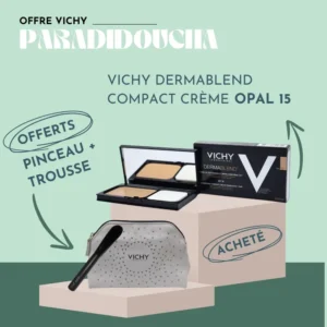 Vichy DERMABLEND Fond de Teint Compact Crème SPF30 OPAL 15 + CADEAUX OFFERTS