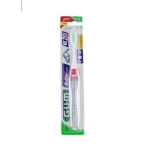 GUM ORTHO TRAVEL 125 - Brosse à Dents Orthodontique de Voyage Souple