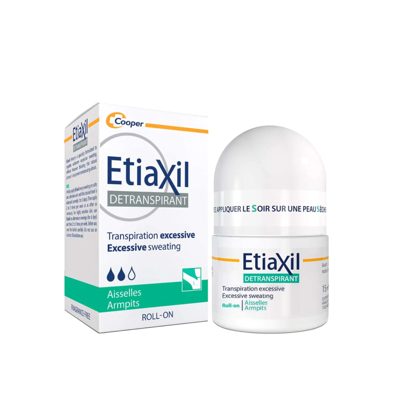 ETIAXIL Détranspirant pour peaux sensibles des aisselles en roll-on