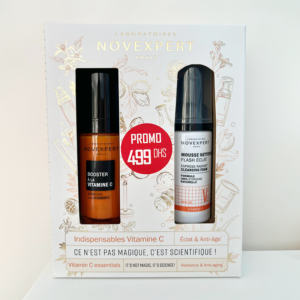 NOVEXPERT – Coffret Booster Vitamine C + Mini Mousse