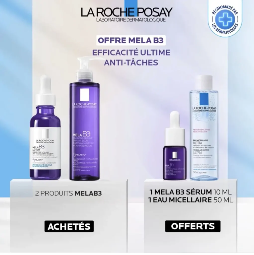 La Roche-Posay MELA B3 Sérum Unifiant Anti-Taches + Gel lavant Mela B3