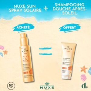 NUXE SUN SPRAY FONDANT SPF 50 150ML + Shampooing douche après-soleil 100ml