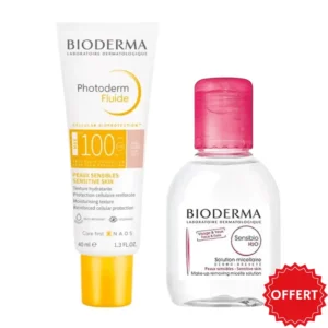 Coffret Bioderma Photoderm MAX Fluide SPF100 Teinte Très Clair 40ml Parapharmacie Maroc