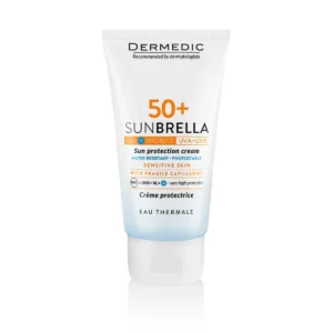 Dermedic SunBrella Crème Solaire Spf50+ Peau Sensible à Tendance Couperosique Parapharmacie Maroc