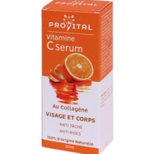 Pro Vital Vitamine C Sérum au Collagène – 30 ml Parapharmacie Maroc