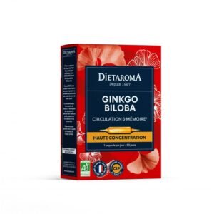 DIETAROMA Ginkgo Biloba Circuclation & Mémoire 20 Ampoules Parapharmacie Maroc