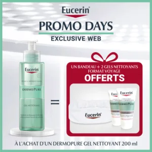 Eucerin Dermopure Gel Nettoyant 200ml + Cadeaux Offerts