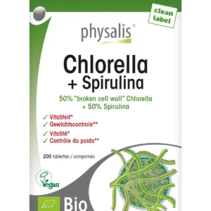 Physalis Chlorella + Spirulina | 200 Comprimés