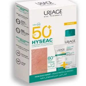 Uriage Coffret Hyséac Fluide Matifiant SPF50 50ml + Eau Micellaire Thermale 250ml Offerte
