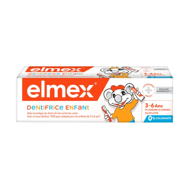 Elmex Dentifrice Enfant 3-6 Ans - 50ml