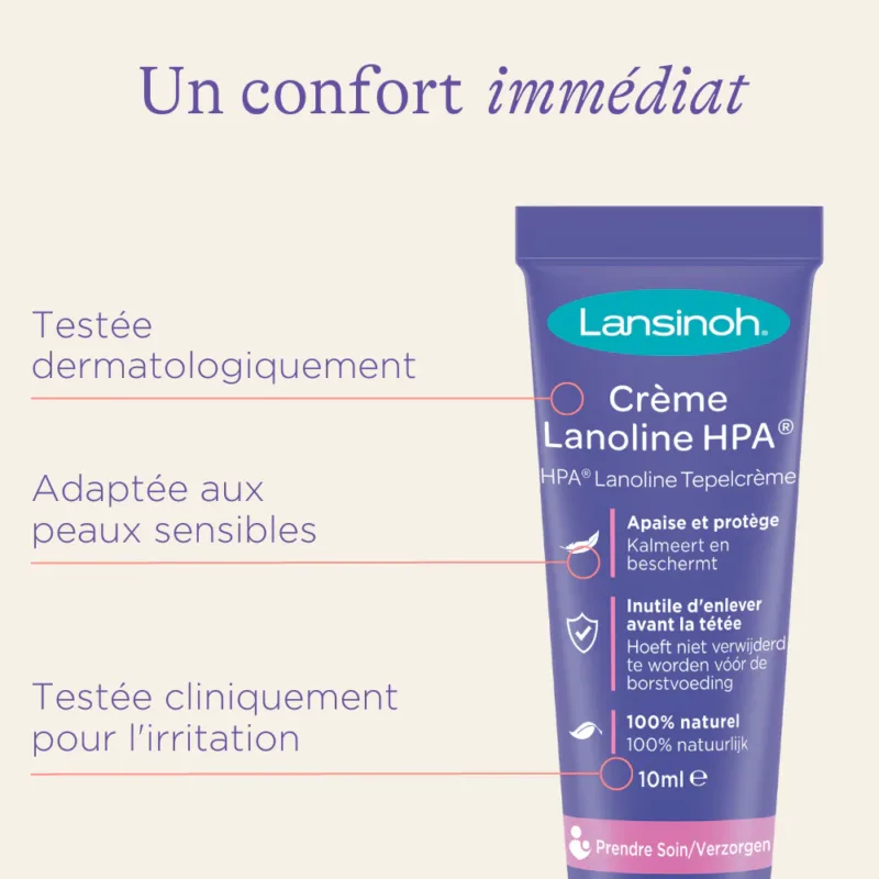 Lansinoh Crème Lanoline HPA® Pour Mamelons 40ml