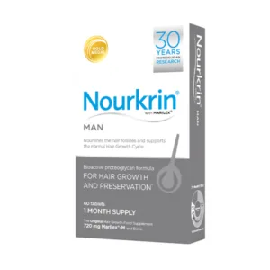 Nourkrin® Man Traitement de La Chute Des Cheveux Chez L'Homme Avec Marilex - 60 Comprimés