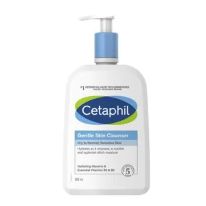 Cetaphil Lotion Nettoyante Douce Peaux Sèches Normales & Sensibles – 500ml