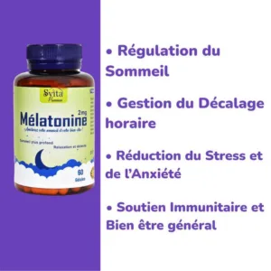 Svita Premium Mélatonine 2mg - 60 Gélules